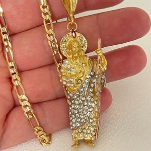 14k Gold Filled CZ St. Jude Necklace